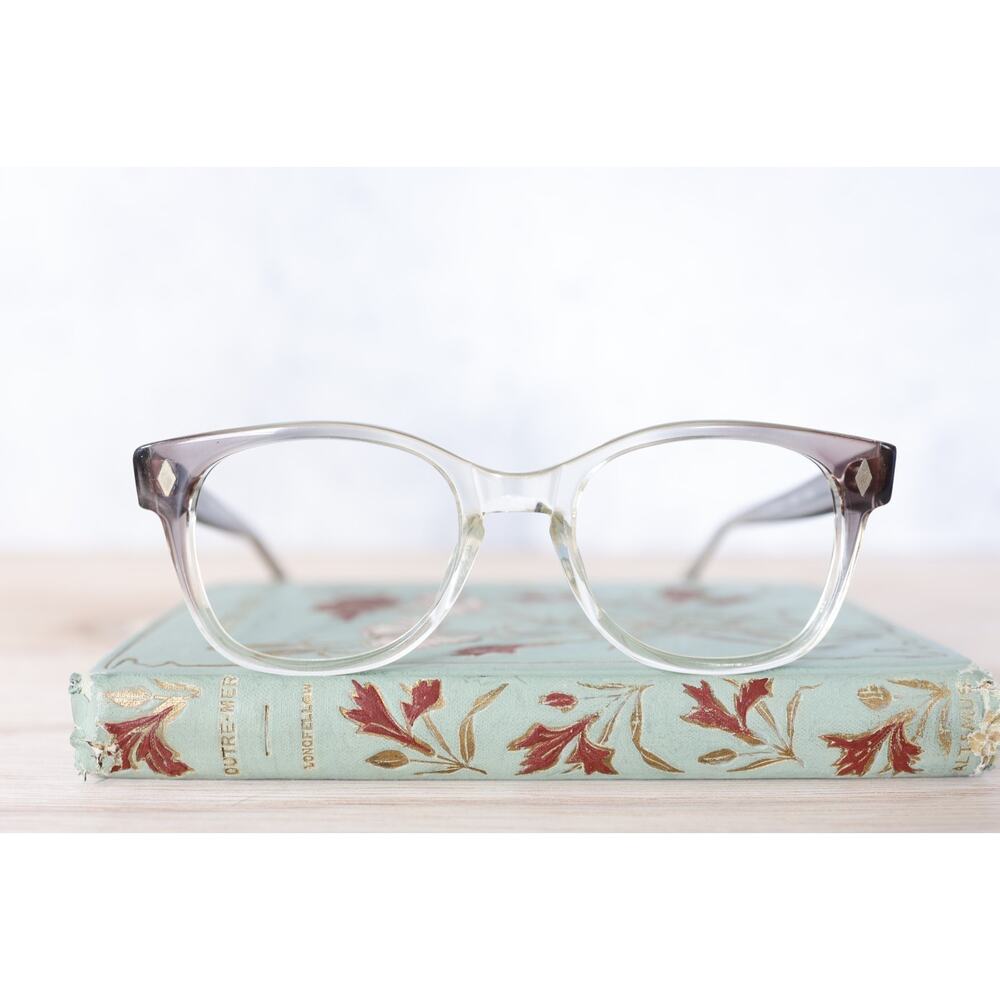 Foremost optical eyeglass 1970s USA vintage new old stock two tone 51-22